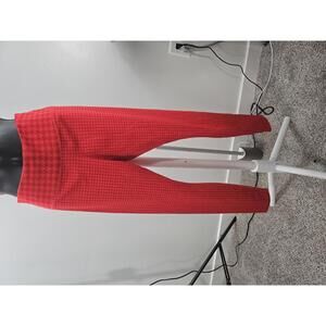 Nike Dri Fit Red Houndstooth Leggings